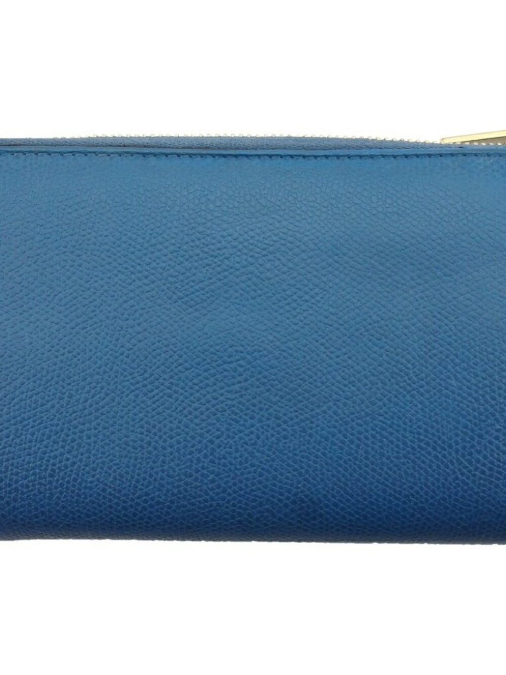 Valextra Purse Blue gold Women Authentic secondhand